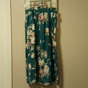 Vintage floral skirt
